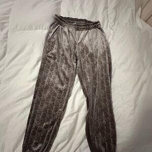 Dior Monogram Joggers in Gray